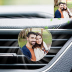 Personalized Car Air Vent Clip with Your Photo,Personalized Custom Photo Car Vent Clip,Car Freshener Clip,Gift for Family and Friends