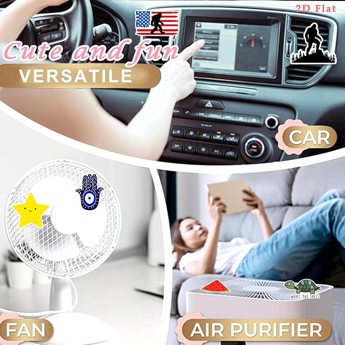 Cute Car Air Freshener Clips Mushroome Car Vent Clips Mushroome Cars Scents Cologne Air Conditioner Clip Auto Vent Interior Decoration Cars Accessories Mushroomes Gifts for Men Women,Friends