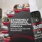 Blaze Away Commercial Air Freshener & Odor Eliminator for Strong Odor - Industrial-Grade Room Spray & Room Deodorizer for Home, Car, Smoke & Pet Odors - Long-Lasting Odor Absorber, Room Fresheners