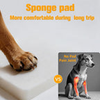 PETICON Back Seat Extender for Dogs, Hard Bottom Dog Car Seat Cover - Supports 400lbs, Rear Seat Pet Cover with Mesh Window, Waterproof Dog Hammock for Car SUV and Trucks