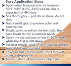Seal-Once Nano+Poly Penetrating Wood Sealer with Polyurethane - Premium Waterproof Sealant -2 Gallon & Brown