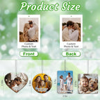3-500Pcs Custom Air Fresheners with Picture - Personalized Double Sided Photo Text Logo Air Freshener for Car Hotel Business Event Promotion (General, Letter card)