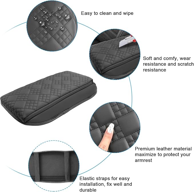 SXCY for 2025 2026 Mitsubishi Outlander Sport Armrest Cover for 2021-2025 2026 Mitsubishi Outlander Sport Accessories 2025 2026 Outlander Sport Center Console Cover Middle Console Cover Cushion