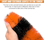 Master Car Wheel Brush, 16" Long Soft Bristle Car Wheel Rim Cleaner Brush, Easy Reach Wheel and Rim Detailing Brush, Car Washing Brush Tire Detail Brush for Wheel Rim Exhaust Tips (Orange & Black)