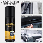 Rubber Seal Protectant - 80ml Weatherproof Noise-Reducing Lubricant | Flexible Car Trim Restorer with Protective Formula, Easy Application or Automobile RV Trunk and Roof Seams