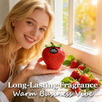 Banami Strawberry Air Freshener Gel, Decorative Odor Eliminator for Home, Car, RV, Bathroom, Pet Areas (Red Strawberry)