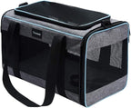 Vceoa 19x12x12 Inches Cat, Dog Carrier for Pets Up to 22 Lbs, Soft-Sided Cat Bag Animal Carriers Travel Puppy Carry As a Toy of Fabric Pet Home