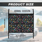 Colorful Lights Car Roof Storage Bag Car Seat Storage Hanging Bag Multi-Purpose Car Bag Storage Box Organizer Pouch Pocket Inner Car Accessories Compatible with Most Vehicles