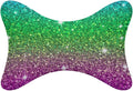 Headrest Pillow for Car Seat, 2 Pcs Memory Foam Neck Support Pillow for Neck Pain Relief, Compatible with Beautiful Turquoise Bling Glitter Sparkles Pattern Car Office Soft Travel Pillow