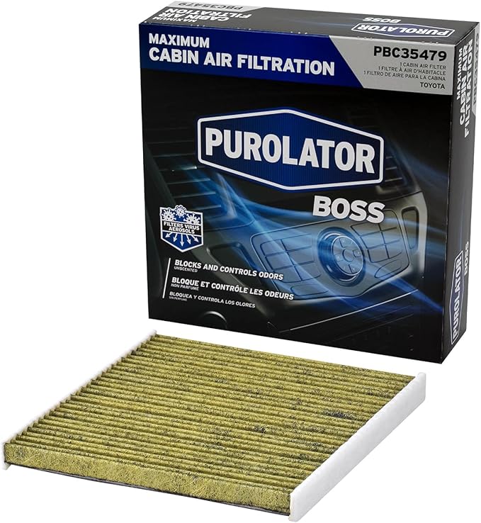 Purolator PBC35479 PurolatorBOSS Premium Cabin Air Filter with Febreze Freshness
