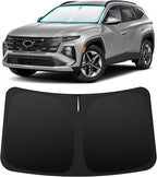 INSAUTO Custom Fit Windshield Sun Shade Accessories for Hyundai Tucson 2022-2026, Foldable Front Window Sunshade, UV & Heat Reflector, Keeps Interior Cool, Includes Storage Bag