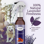 Pet Odor Eliminator Spray – Enzymatic Cleaner for Dog & Cat Urine, Strong Odor Eliminator for Home, Carpet & Furniture – Pet Stain Remover, Cat Pee Eliminator, Odor Neutralizer