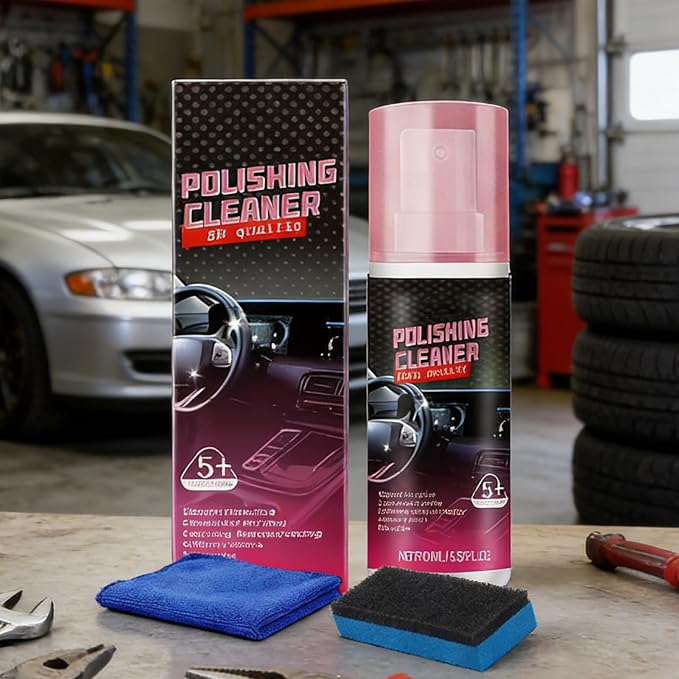 Car Interior Cleaner,100ml Vehicle Shine Protectant Restorer - Car Interior Cleaner Spray,for Fading Cracking Aging Armrest Boxes Center Console Leather Seat Dashboard Trim