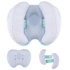 KAKIBLIN Baby Head Neck Support Pillow, 2 in 1 Banana Neck Pillow for Baby, Babies Travel Pillows for Stroller, for Newborn, Adjustable Head Support Pillow for Kids Toddler