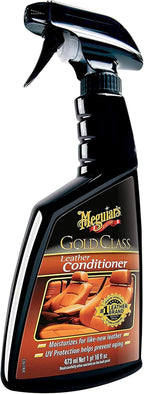 Meguiar's Gold Class Leather Conditioner Spray - Premium Car Leather Conditioner - Protect Your Car's Seats from Cracking, Fading and Drying Out - Keep It Looking and Feeling New, 16 Oz