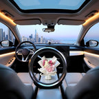Fresh Flowers Mini Dried Flowers Bouquet for Car Air Vent Clips, Car Air Outlet Perfume Decoration, Air Fresheners Interior Accessories,Automotive Air Fresheners (white, Random fragrance)