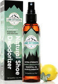 Lumi Outdoors Natural Shoe Deodorizer Spray (700+ Sprays) - Extra Strength Shoe Odor Eliminator for Smelly Shoes & Foot Odor - Replaces Shoe Balls & Inserts - Eucalyptus Lemongrass