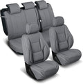 Coverland Custom Fit Car Seat Covers for Car Compatible with [TL, Verano, 300 Series, Charger, Accord, Crosstour] Premium Waterproof Non-Slip Interior Seat Protector [Full Set Dark Gray - Chart X73]