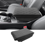 2025 2026 Sportage Accessories Center Console Cover for Kia Sportage (LX/EX/X-Line/SX/SX Prestige/X-Pro/X-Pro Prestige), Waterproof&Cushion Leather Cover 2025 Sportage Accessories (Padded)