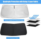 2025 Upgraded Windshield Sun Shade for Toyota 4Runner 2025 2024 2023 2022 2021-2010 Accessories Window Sunshade for SR5 Trail Limited, 5th Gen 4-Runner SUV Sun Visor Protector Heat Shield