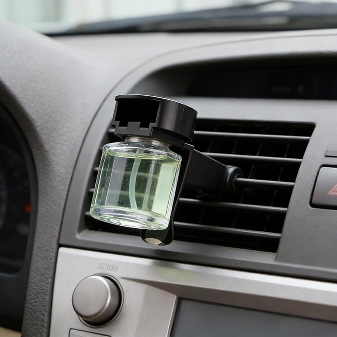 100pcs Air Outlet Clip Vent Clips, Automatic Air Freshener Car Air Conditioner Clips for Home Air Vent Clips Sublimation Air Fresheners Blanks (Black)