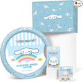 Sanrio Cinnamoroll Car Trunk Organizer, Steering Wheel Cover, Air Freshener & Refill – Cute, Collapsible, Heavy-Duty Storage & Car Accessories for Groceries, Tools, Travel – 12.5"L x 12.5"W x 9"H