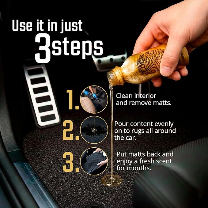 Carblock Premium Car Perfume – Long-Lasting Odor Eliminator (Up to 3 Months) – Neutralizes Bad Odors, Humidity, Pet & Smoke Smells – 150 ml – No Residue – Car Interior Fragrance for Cars & Trucks