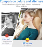 Car Neck Pillow - Memory Foam Cervical Relief Cushion, Headrest Support for Pain, Black