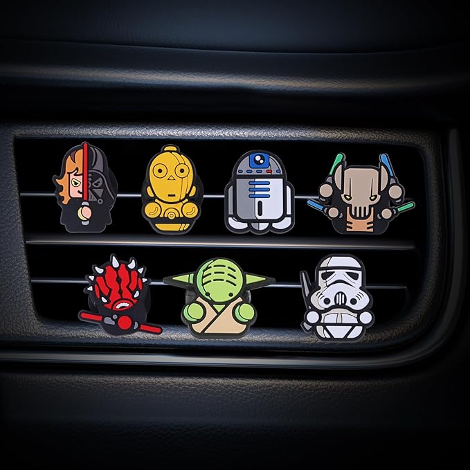 Air Vent Decoration - Cute Super Hero Decorative Vent Clip for Cars, Bedroom or Office (Starwar Pack)