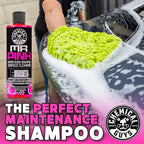 Chemical Guys Mr. Pink Car Wash Soap & Chenille Wash Mitt Kit - 16 oz High Foaming Auto Shampoo with Plush Microfiber Mitt - Safe for Cars, Trucks, Motorcycles, and RVs - Scratch-Free Cleaning Combo