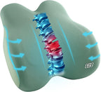 Skechers Women’s Lumbar Pillow, Memory Foam Lumbar Support Pillow for Office,Chair Lower Back Pain Relief Lumbar Pillow,Ergonomic Design Back Support Pillow for Office Chair,Car,Home,Travel,Green