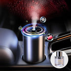 Smart Car Air Freshener - Car Diffusers for Essential Oils with Starry Sky Projection and Colorful Ambient Light, Auto On/Off, Adjustable Concentration Diffuser for Car with 50ml Car fragrance-Cologne