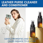 Leather Purse Cleaner and Care Conditioner for Women Luxury Purses,Designer Bags,Handbags,Leather Bag Purses,Specially Designed Compatible for Cleaning Leather Wallets for Vuitton, Chanel, Gucci