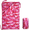 Camo Poncho Liner, Army Blanket, Military Sleeping Bag, with A Compression Carrying Bag, for Traveling, Hiking, Camping, Outdoor Survival, Car Blanket