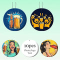 10-1000Pcs Custom Air Fresheners with Picture Double Sided Personalized Photo/Logo Air Freshener for Car Personalized gift for Company Branding Business Events Store