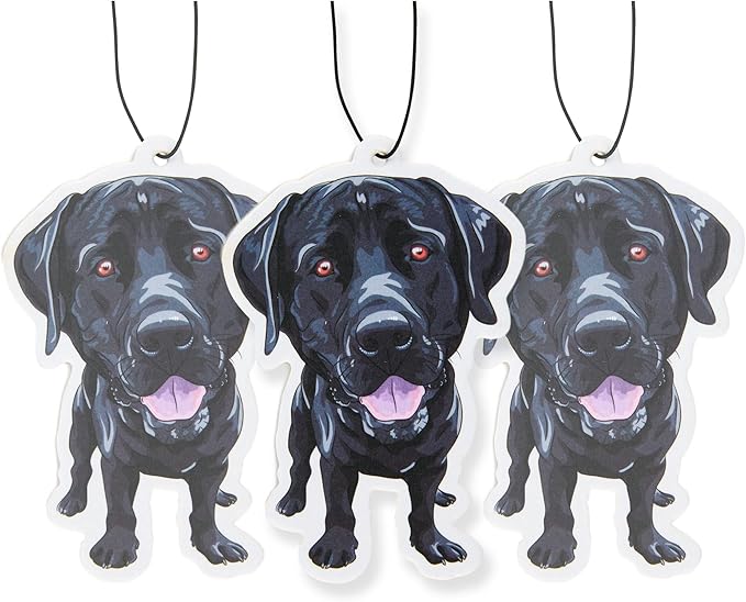Dog Car Air Freshener 4 Pack Labrador Scented With Premium Oils By Fresh Fresheners