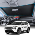 Wigoo Windshield Sunshade for Nissan Rogue 2021-2026 [100% Sun Block, 4th-Gen Cooling Tech] Foldable Heat Insulation Front Window Sunshade with Storage Bag, Compatible with Nissan Rogue