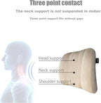 Car Headrest Pillow Soft Suede Fabric Memory Foam Car Neck Pillow Ultimate Comfort and Support for Driving and Travel