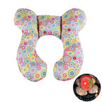 Baby Travel Pillow - Infant Head and Neck Support Pillow Baby Neck Pillow for Car Seat,Pushchair(Colorful)