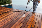 SEAL-ONCE Marine Ready Mix - 2 Gallon Penetrating Wood Sealer Waterproofer & Stain (Bronze Cedar). Water-Based, Ultra-Low VOC Formula for high-Moisture Areas to Protect Wood Docks, Decks & Piers.