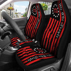 GENANY We The People Car Seat Covers Set of 2, American Breathable Front Seat Covers for Truck Sedan SUV, American Flag Car Accessories, for Women Men