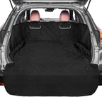 F-color SUV Cargo Liner for Dogs - Waterproof Pet Cargo Liner with Side Flaps, Comfort Dog Cargo Cover with Bumper Flap, Scratchproof Non-Slip Large for Full-Size SUVs Vans, 55 x 93 Inch, Black