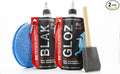 RENEW PROTECT - BLAK+GLOZ, Super Shine Combo - Acrylic Ceramic-Hybrid Protectant, Tire & Trim Restorer, Gloss to Mirror-Shine, RVs- Golf Cart- and Motorcycle-Safe, Wash-Proof, 5 min Dry-Seal 6.8oz