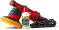 Griot's Garage G9 Random Orbital with Ceramic All-in-One Car Wax, 8oz and 6.5" Orange Buffing Pad, Paint Correction, Auto Detailing Supplies and Accessories