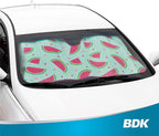 BDK Fresh Watermelons Front Windshield Sunshade Accordion Folding Style Auto Shade for Car Truck SUV Van Blocks UV Rays Sun Visor Protector Easy Setup Keeps Your Vehicle Cool - 58 x 27 inches