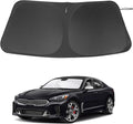 Windshield Sun Shade Custom Fit for 2018-2023 Kia Stinger Accessories Foldable Sunshade Sun Blocker Protect Car from Sun Rays & Heat Damage Keep Car Cooler