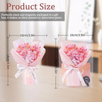 Small Bouquet Car Air Freshener Vent Clips Mini Fresh Flower Bouquet Air Conditioning Outlet Perfume Clip Decoration Essential Oil Diffuser Vent Clip Auto Interior Accessories for Car Decor