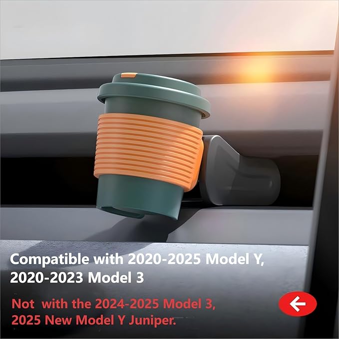 4 Pack Air Freshener Adapter Designed for Model 3/Y,Tesla Accessories 2025 2024 2023 2022 2021[Air Freshener NOT Included]