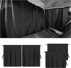 3PCS Car Window Shades,Car Privacy Window Cover for Rear Window & Partition,95% Strong Shading Car Sunshade for Baby,Universal CCar Accessories Interior Fits Sleeping Traveling Camping (3PCS)