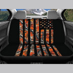 KEIAHUAN Car Seat Covers American Flag Camo Hunting Front Bucket Seat Protector & Rear Bench Seat Covers Fit Most Vehicle, Cars, Sedan, Truck, SUV and Van